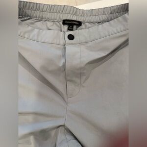 Men’s Banana Republic Light Gray Elastic Waist Pants